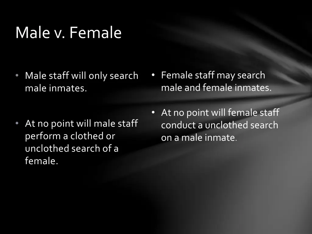 male v female