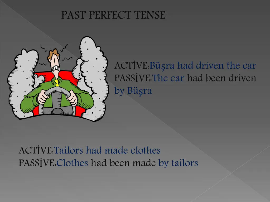 past perfect tense