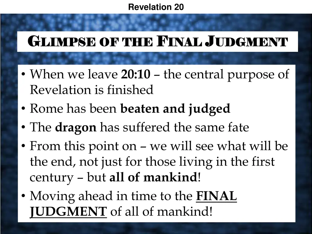 revelation 20 5