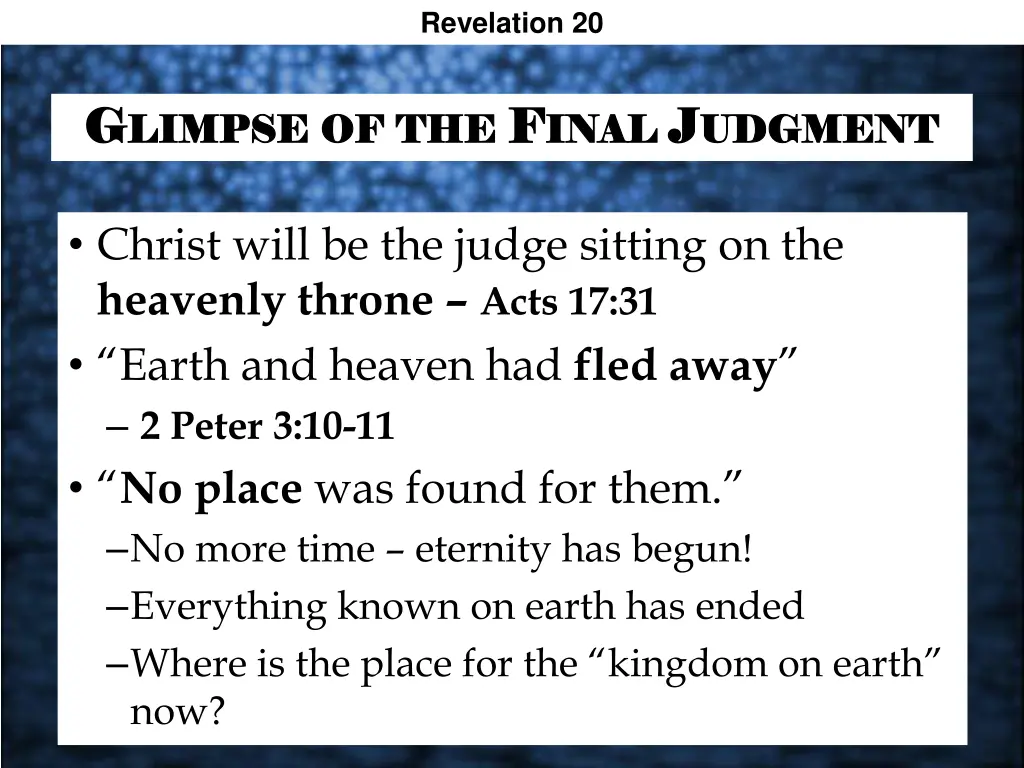 revelation 20 6