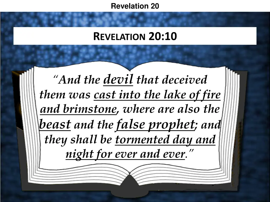 revelation 20