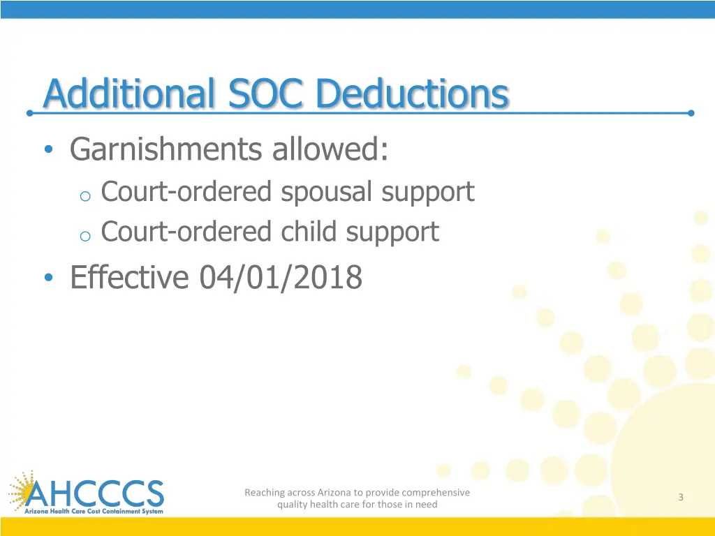 additional soc deductions garnishments allowed