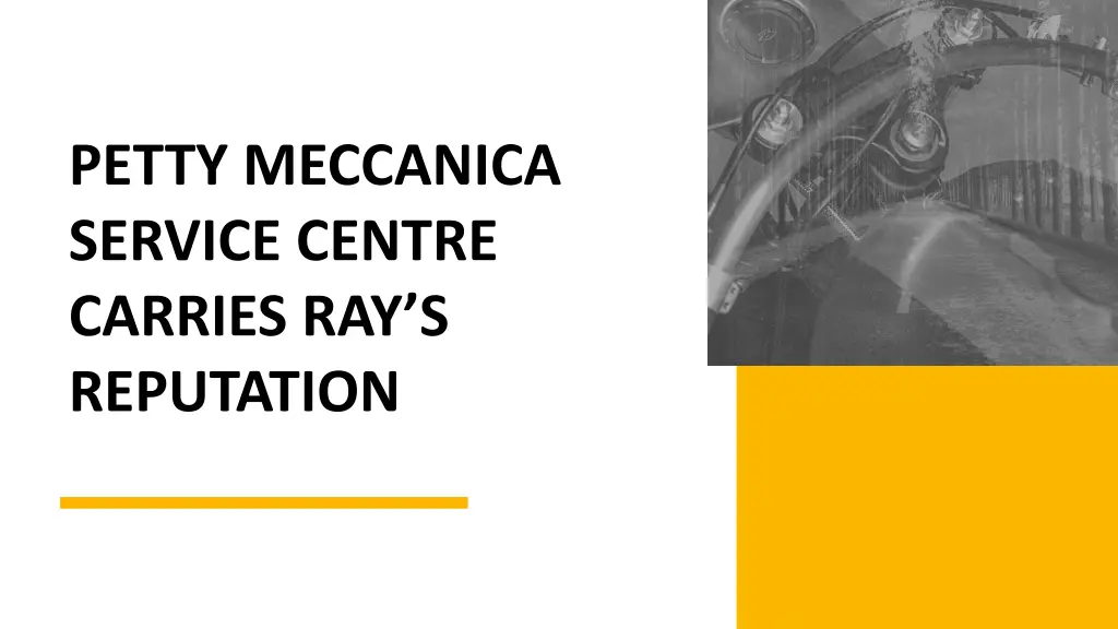 petty meccanica service centre carries