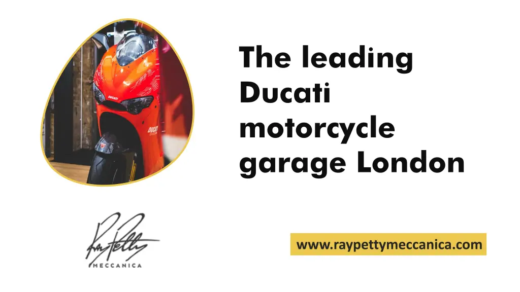 the leading ducati motorcycle garage london