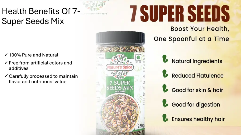 health benefits of 7 super seeds mix