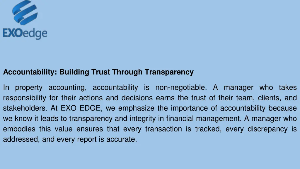 accountability building trust through transparency