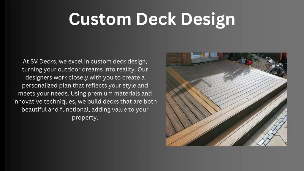 custom deck design