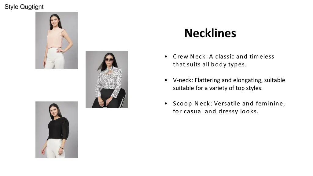 necklines