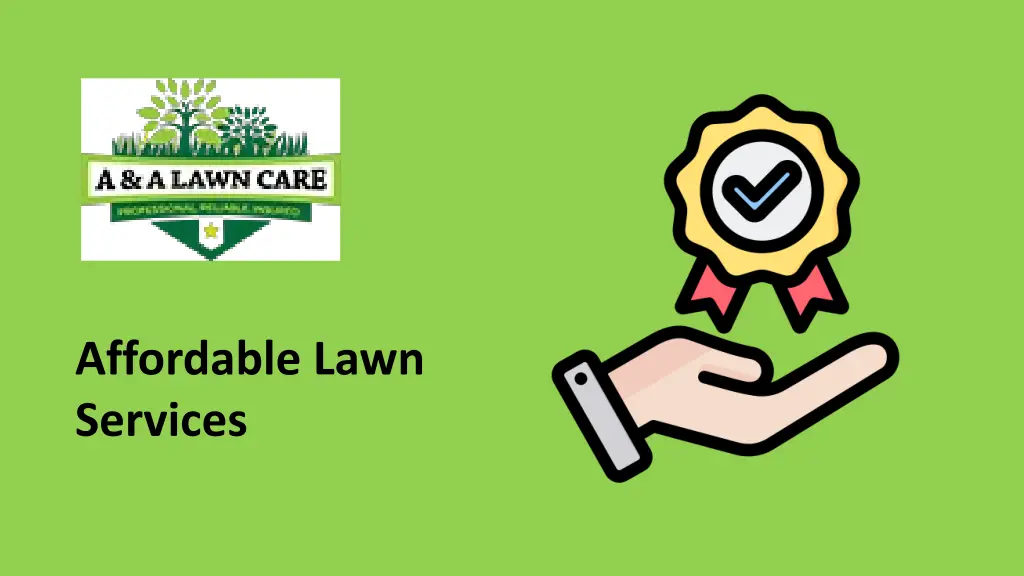 affordable lawn services