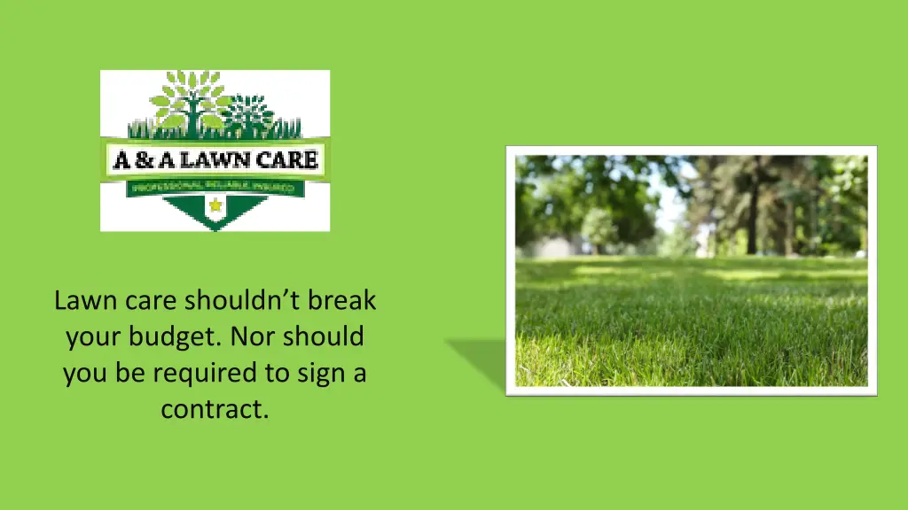 lawn care shouldn t break your budget nor should