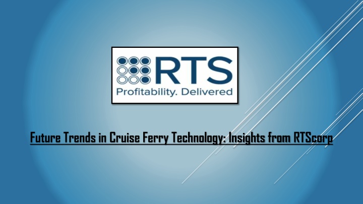 future trends in cruise ferry technology insights