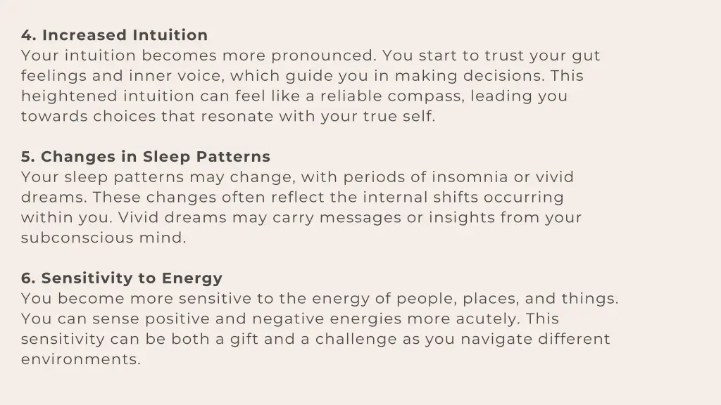 4 increased intuition your intuition becomes more