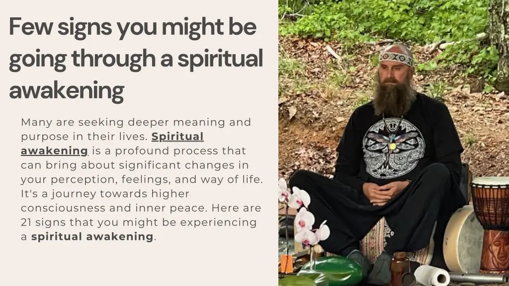 few signs you might be going through a spiritual