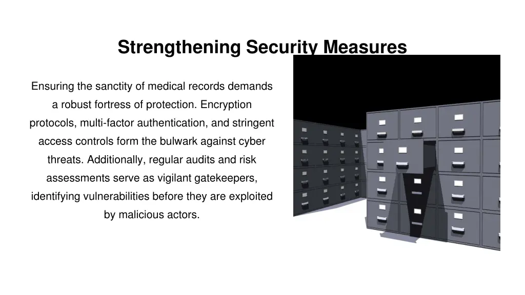 strengthening security measures