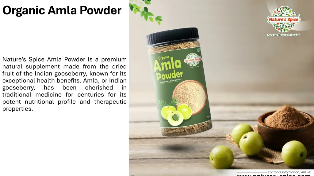 organic amla powder