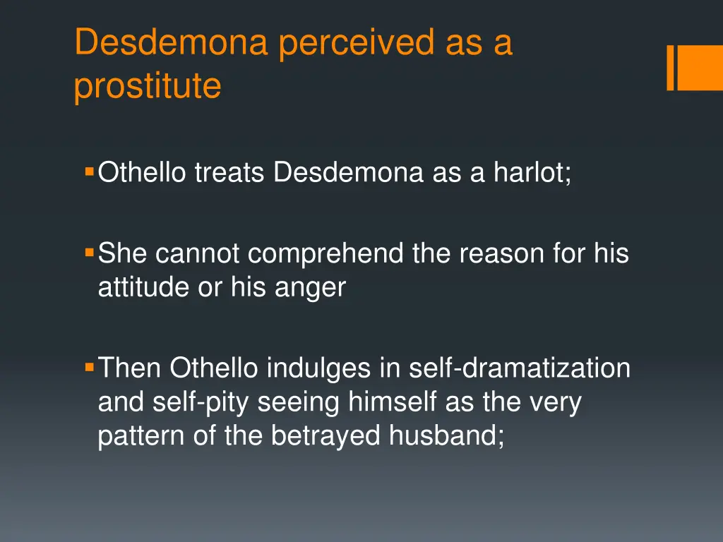 desdemona perceived as a prostitute