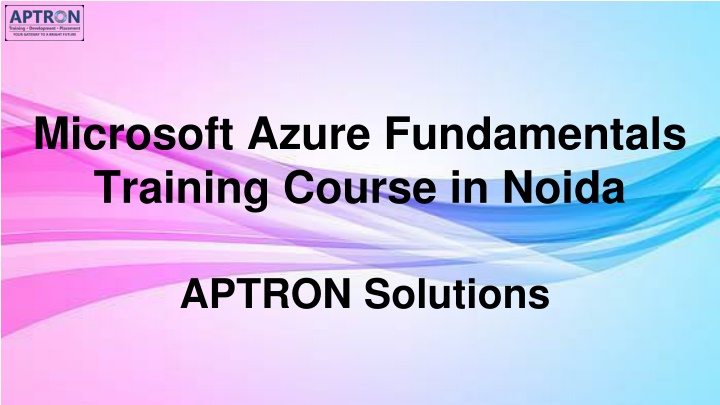 microsoft azure fundamentals training course