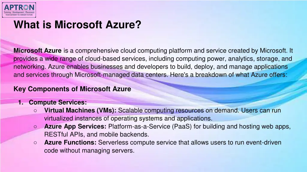 what is microsoft azure