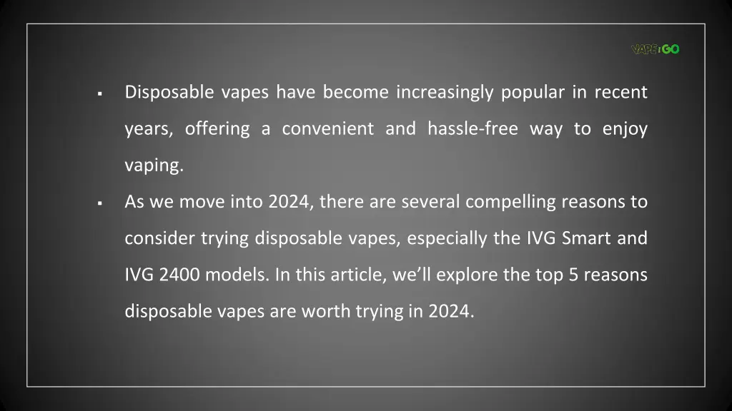 disposable vapes have become increasingly popular