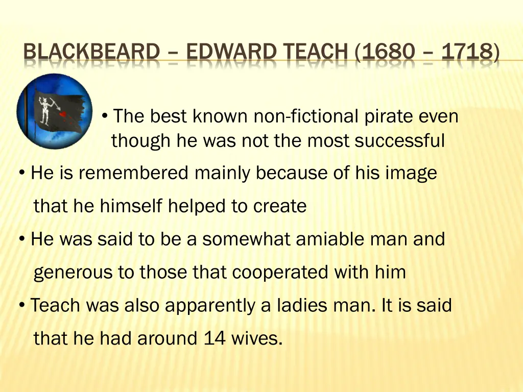 blackbeard edward teach 1680 1718