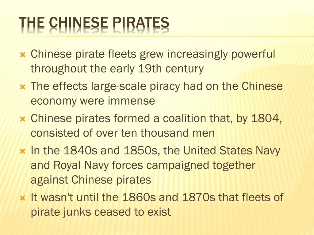 the chinese pirates