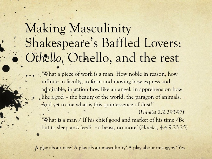 making masculinity shakespeare s baffled lovers