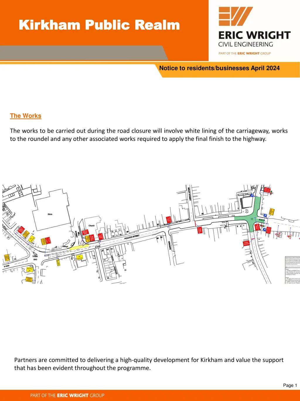 project name kirkham public realm kirkham public 2