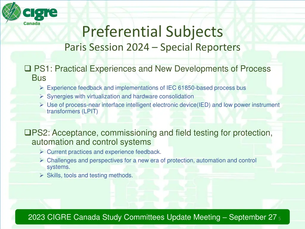 preferential subjects paris session 2024 special