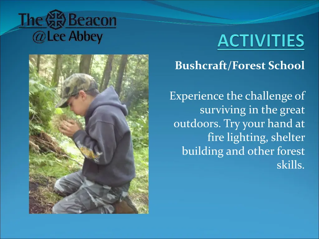 bushcraft forest school