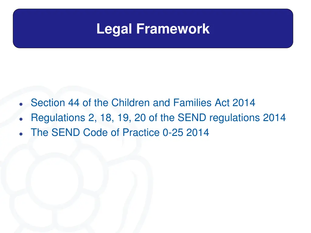 legal framework