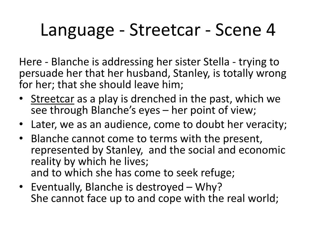 language streetcar scene 4