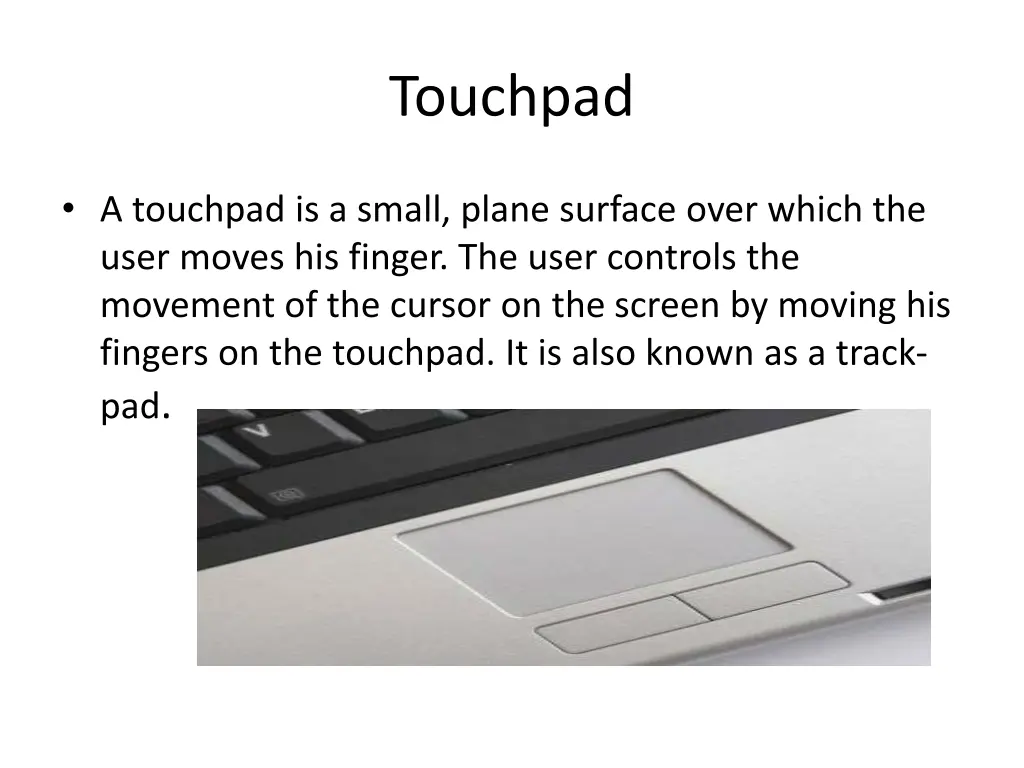 touchpad