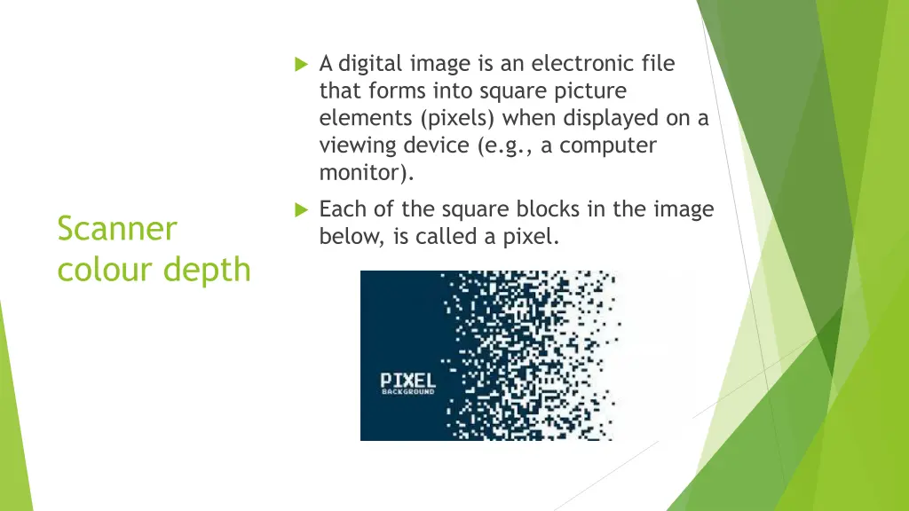 a digital image is an electronic file that forms