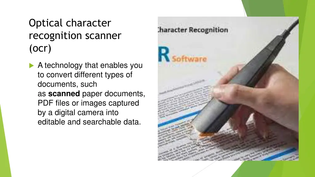 optical character recognition scanner ocr