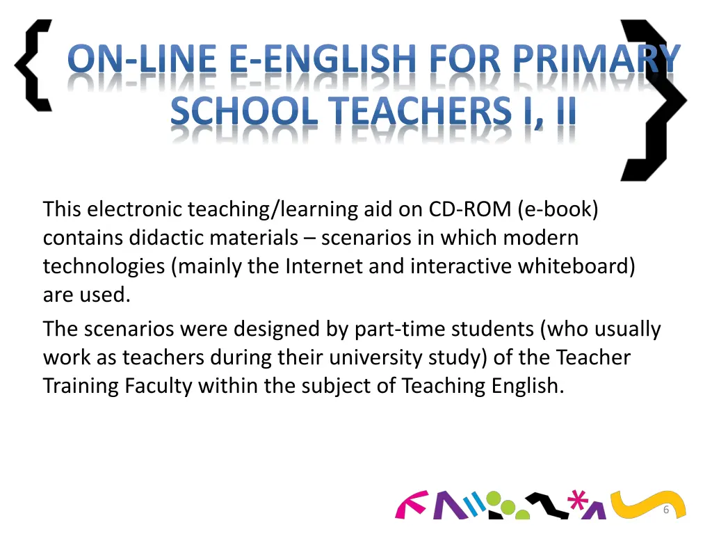 on line e english for primary school teachers i ii