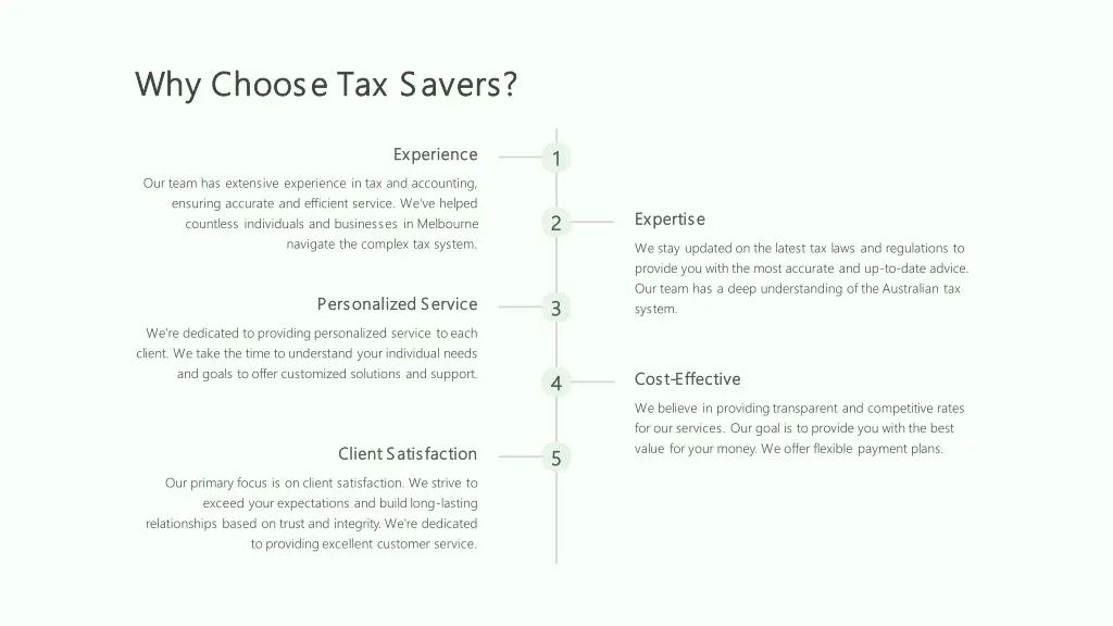 why choose tax savers why choose tax savers