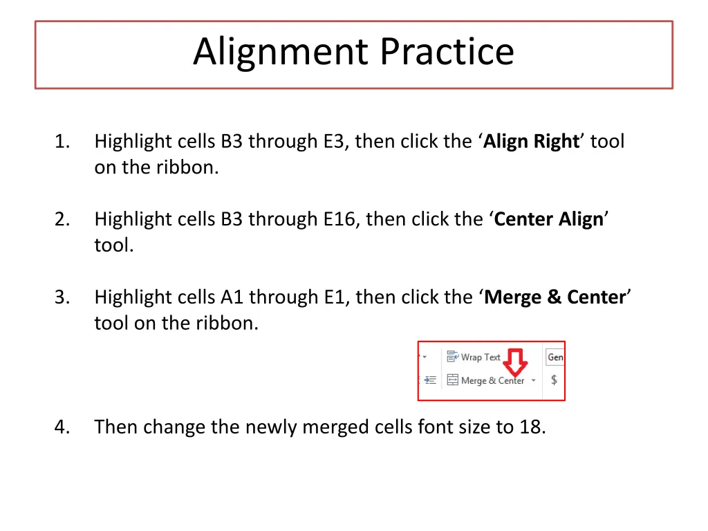 alignment practice