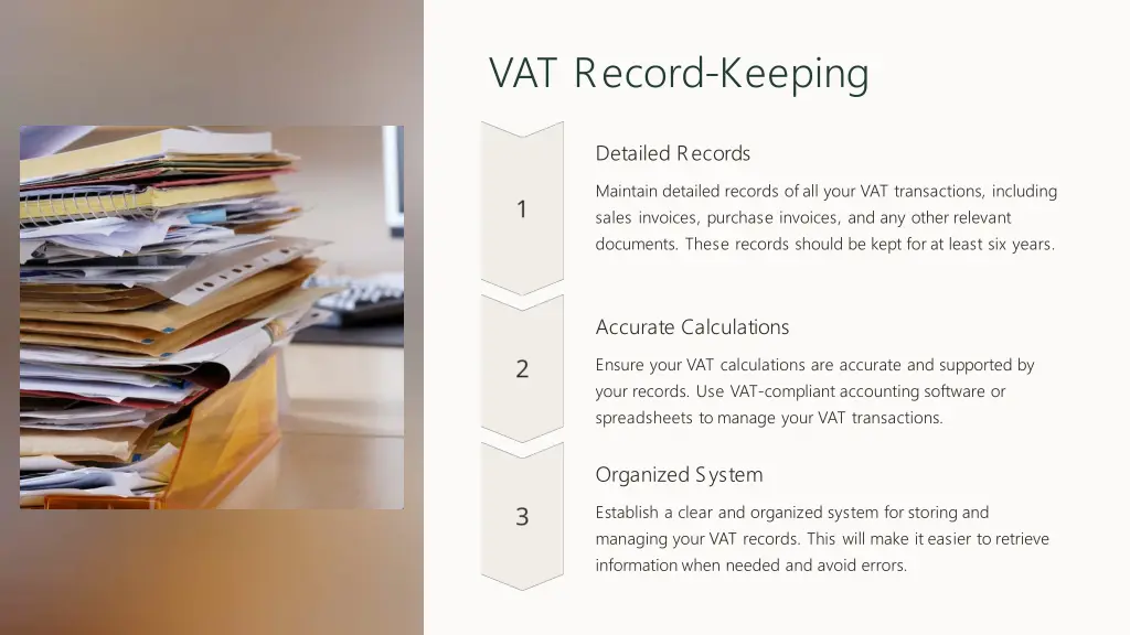 vat record keeping