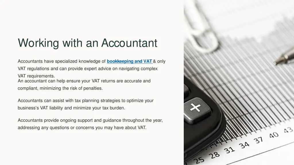 working with an accountant