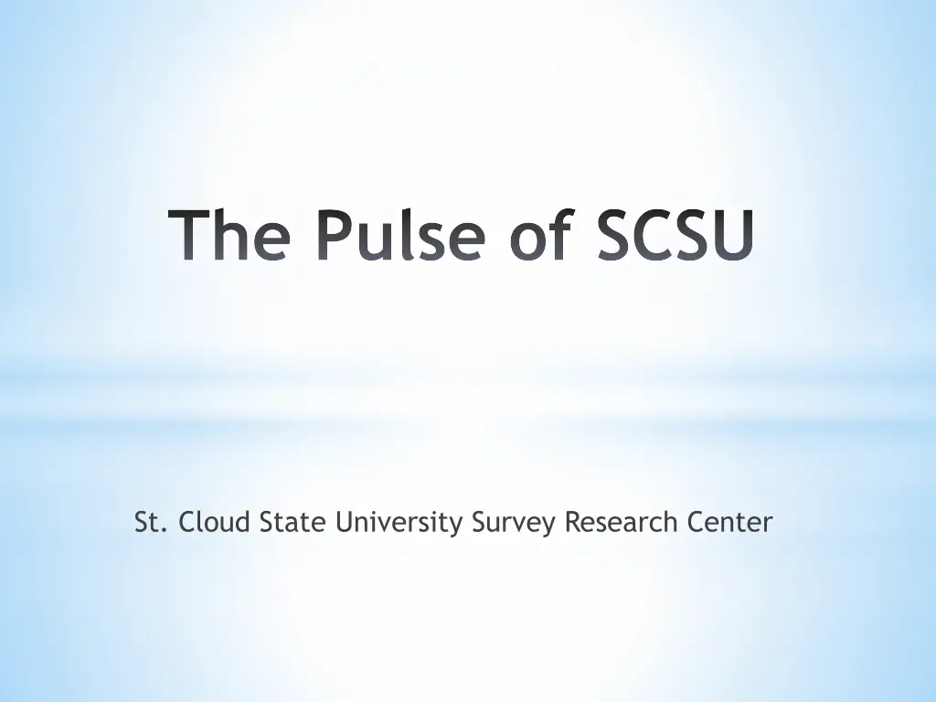 the pulse of scsu