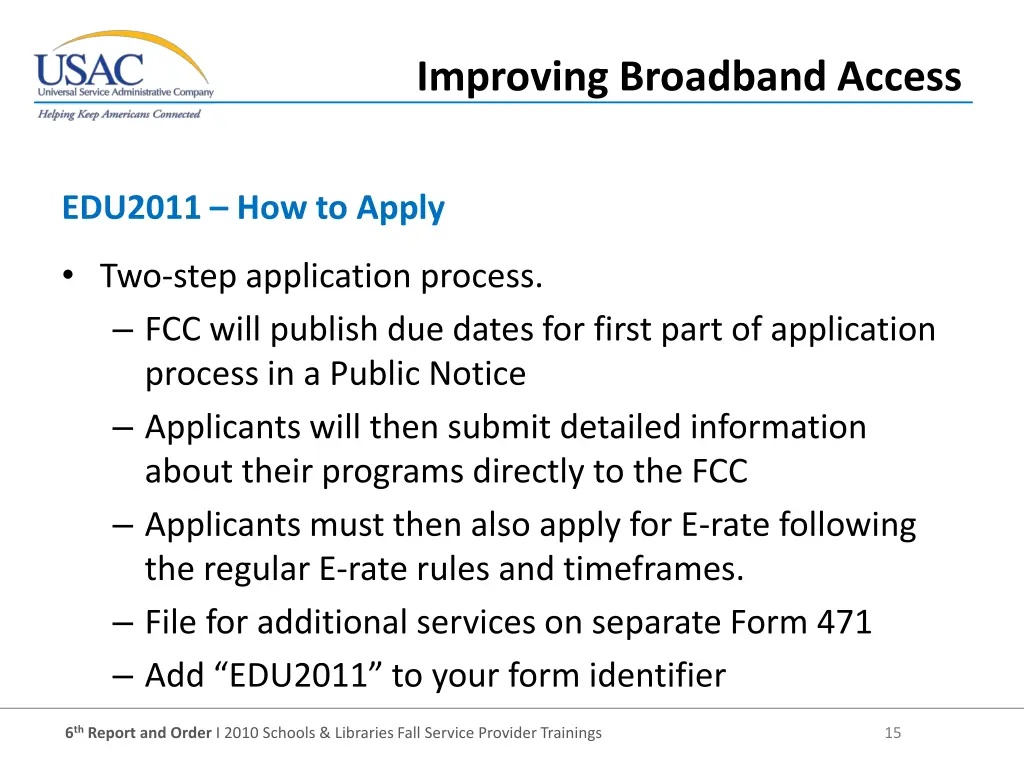 improving broadband access 5