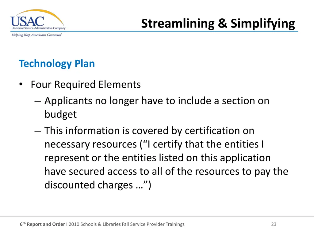 streamlining simplifying 3