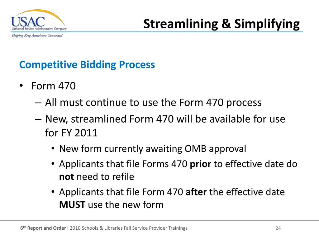 streamlining simplifying 4