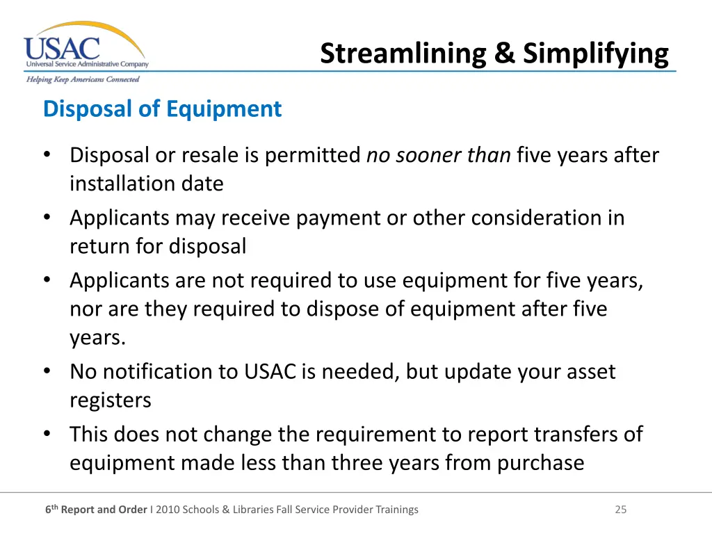 streamlining simplifying 5