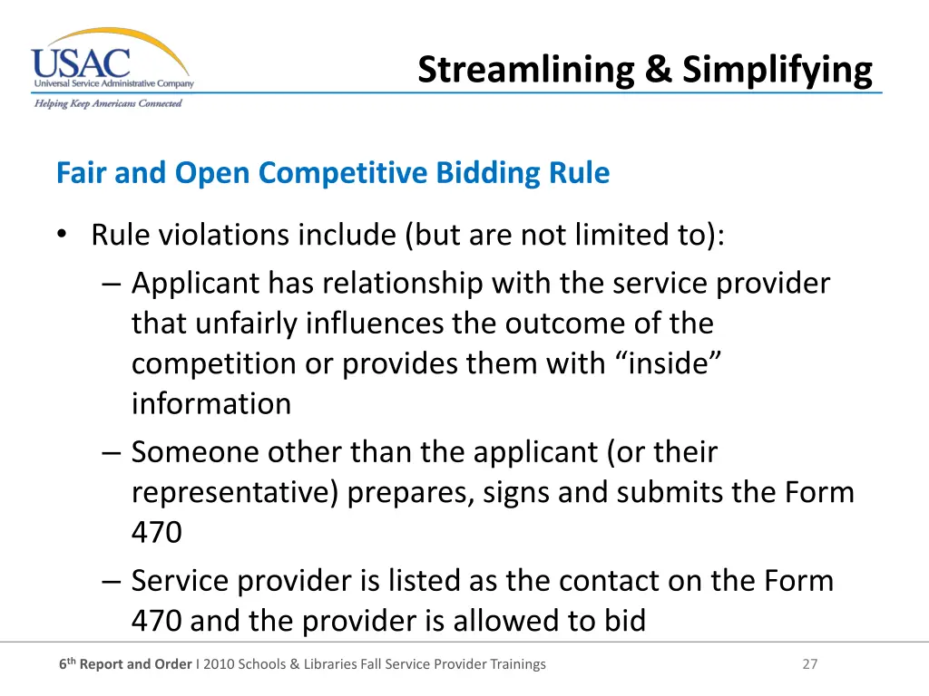 streamlining simplifying 7