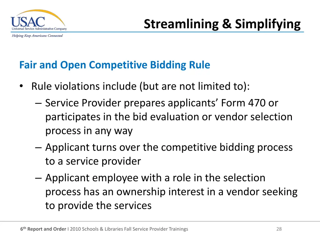 streamlining simplifying 8