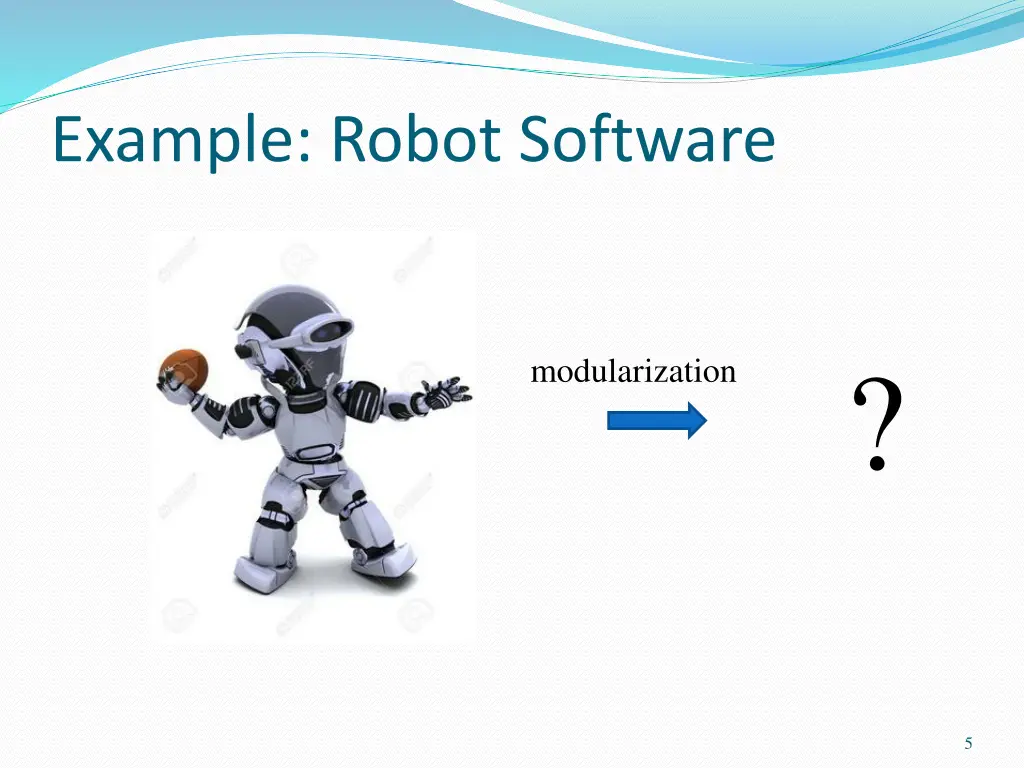 example robot software