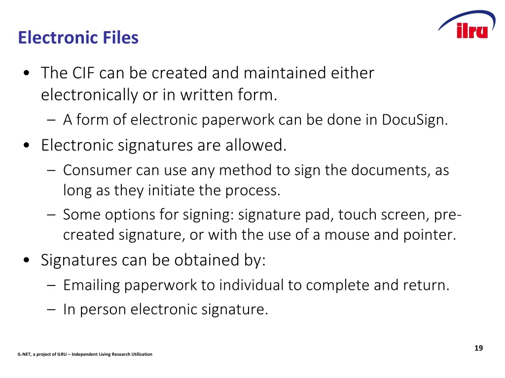 electronic files