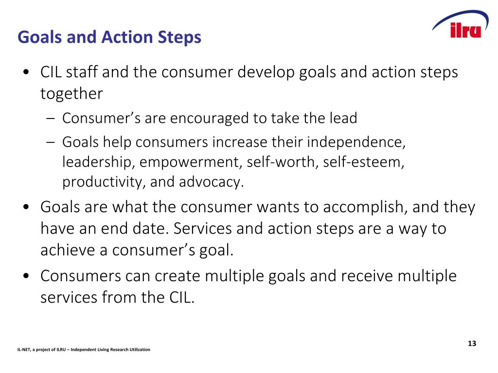 goals and action steps