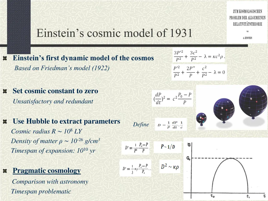 einstein s cosmic model of 1931